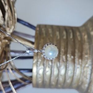 Necklace, Silver 925 with Pearl